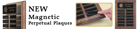 New Magnetic Perpetual Plaques, click to learn more