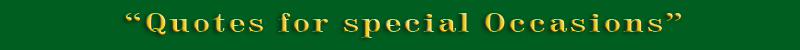 quotes for special occasions